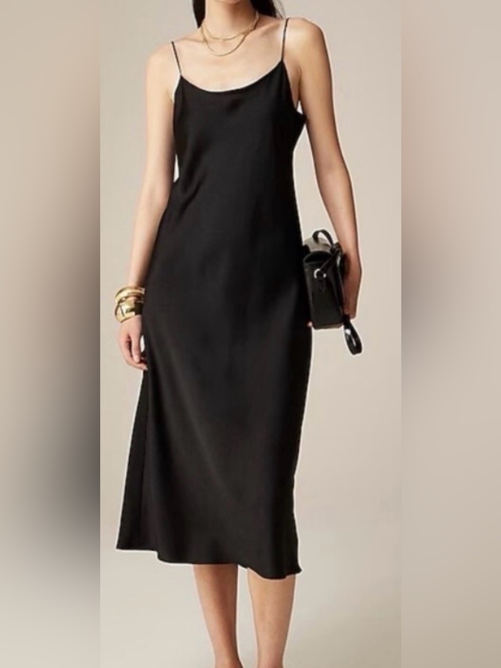 NWOT J.Crew midi Slip Dress with Spaghetti Straps